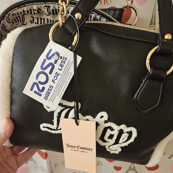 Juicy Couture Licorice Shear Genius Satchel - Picture 4 of 8